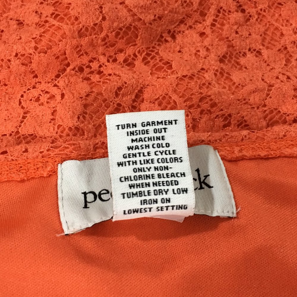 Peck & Peck Coral Lace Scoop Neck Tunic - Picture 9 of 11